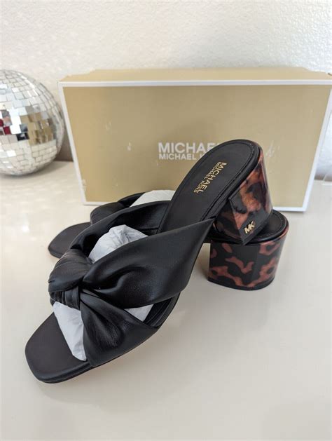 michael michael kors josie slip-on knotted sandals